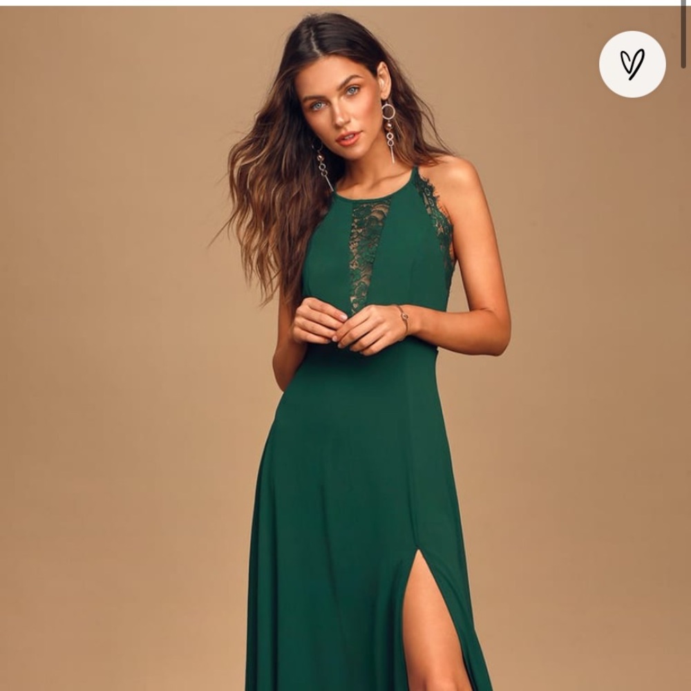 Lulus green dress size medium